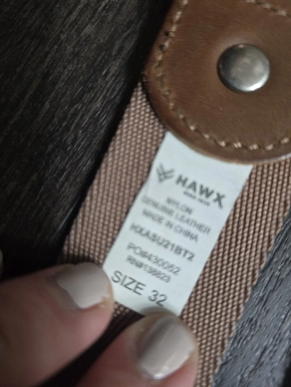 Hawx web belt
